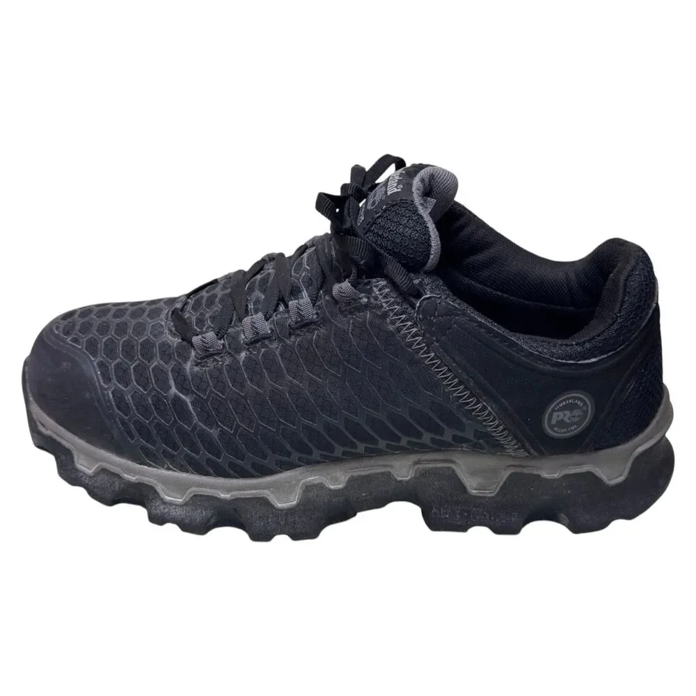 Timberland PRO A1B6U Powertrain Sport Mens 7.5M Alloy Toe Work Shoes Black